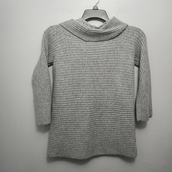 Lou and grey women's sweater size XS gray wool blend cowl neck - Picture 5 of 7